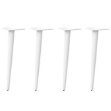 thumbnail of vidaXL Couchtischbeine Konische Form 4 Stk. Weiß 42-43 cm Stahl