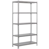 thumbnail of SimonRack Metallregal, 1800x900x500 mm, 5 Ebenen, Metallboden, 180 kg Biegepunkt, Grau - Simonclick
