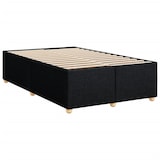 thumbnail of vidaXL Boxspringbett mit Matratze Schwarz 120x190 cm Stoff