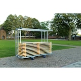 thumbnail of Festzeltgarnitur Transportwagen professionell, für 10 komplette Festzeltgarnituren, Feuerverzinkt, 231,5x59-89x180,5cm (BxTxH), T90810