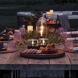 thumbnail of LED Dekoleuchte FLAMME Flammeneffekt Timer Batterie für Außen Terrasse schwarz