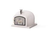 thumbnail of MF - Houtgestookte Buitenoven van Beton Model KITAWAY (Wit - 120 x 120 x 65 cm) – Geïsoleerd met Kurk en 3 Keramische Dekens