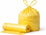 thumbnail of RyanPack Müllbeutel HDPE mit Zugband – Reißfest & Stabil – 40x50 cm – 8µ – Gelb – 3000 Stück (Karton)