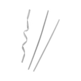 thumbnail of MONOUSO - Sluiting Plastic Zak Zilver Gemetalliseerd 9,5cm (100 stuks)
