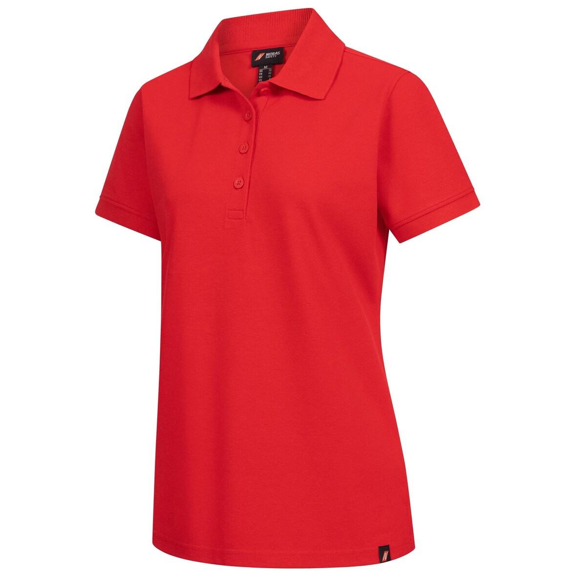 Nitras Motion Tex Plus Poloshirt  | Gr. XXL | Arbeitsshirt f. Damen | rot