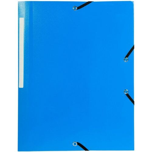 Exacompta Eckspannmappe Forever DIN A4 Blau Polypropylen 24 x 32 cm