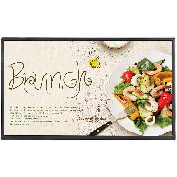 LG 32SM5J-B Signage-Display Digital Signage Flachbildschirm 81,3 cm (32") IPS WLAN 400 cd/m² Full HD Schwarz 24/7