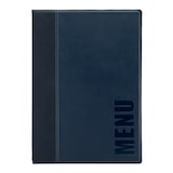 thumbnail of Securit® Speisekarte A4 "Trendy" - Blau - Kunstleder - 4 Ansichten