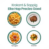 thumbnail of Emerio Doppel-Heißluftfritteuse 2600 W – 2×3,6 L Dual-Zone-Funktion – digitales Display – Timer – Sync-Funktion – AF-130376.1 - Airfryer