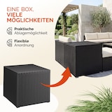 thumbnail of CASARIA® Polyrattan Auflagenbox Kissenbox Gartentruhe 318 L Schwarz