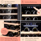thumbnail of Klarstein Vinovilla 29 Built-In Weinkühlschrank 81 l / 29 Fl. 1 Zone Glastür Edelstahl Schwarz