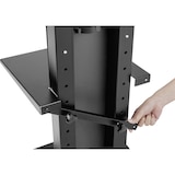 thumbnail of Speaka Professional TV-Bodenständer mit Geräteablage, 93.98 cm bis 203.2 cm (37 bis 80")