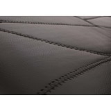 thumbnail of Schaukelstuhl M41, Schwingsessel Fernsehsessel, Massiv-Holz ~ Walnuss-Optik, Patchworkleder braun