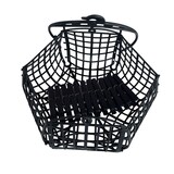 thumbnail of MUEBLEAR - Conjunto de cesto plástico preto + pinças 21x17x11cm