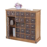 thumbnail of Apothekerscommode HWC-F33, ladekast, massief dennenhout vintage 90x100x35cm