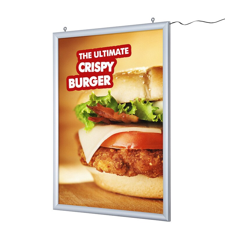 Showdown Displays LED-Leuchtrahmen Doppelseitig DIN A1