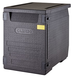 CAMBRO - EPP4060FNR-110 - Contenedor isotérmico con carga frontal Cam Gobox para bandejas de 60x40 cm sin guías 155 L