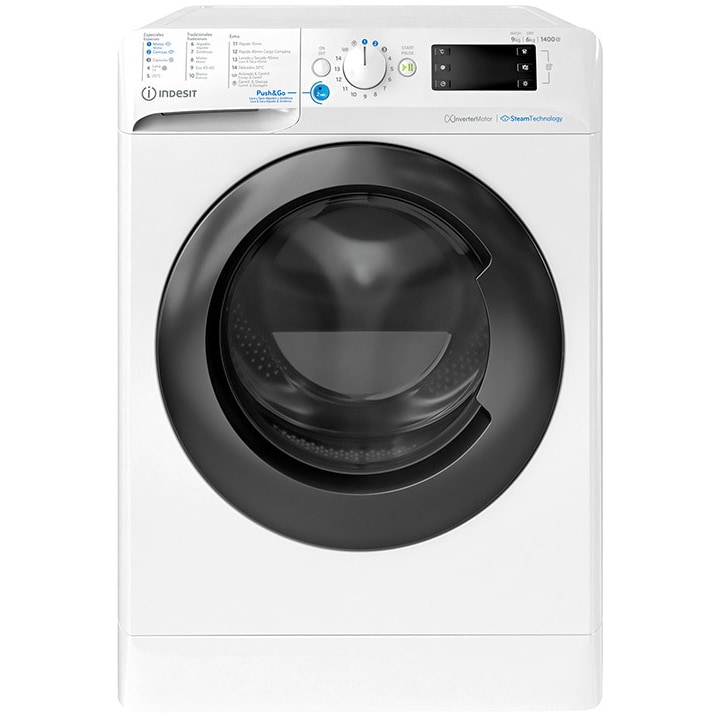 Lavadora secadora Indesit BDE 96435 WKV SPT 9/6 kg 1400 RPM D blanco
