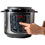thumbnail of Starlyf Pressure Cooker, Reiskocher, Multikocher, 800 Watt, Schnellkochtopf, 8 Programme, Antihaftbeschichtung, Timer, 4 Liter, edelstahl