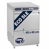 thumbnail of GastroHero Gläserspülmaschine ECO 40×40 cm Korbmaß | 230 V | Reiniger- & Klarspüldosierer | Ablaufpumpe & Enthärter | Einschubhöhe 270 mm |