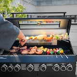 thumbnail of TAINO PLATINUM YAMARA DARK 6+2 Gasgrill Stahl 6 Brenner Sear-Burner Backburner