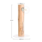 thumbnail of Lámpara de Mesa Natural/Blanco Ink 8x8x38cm 7hSevenOn Deco