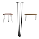 thumbnail of Hairpin Legs Haarnadelbeine Tischgestell Tisch Kufe 4er Set Schwarz (45cm) 372002