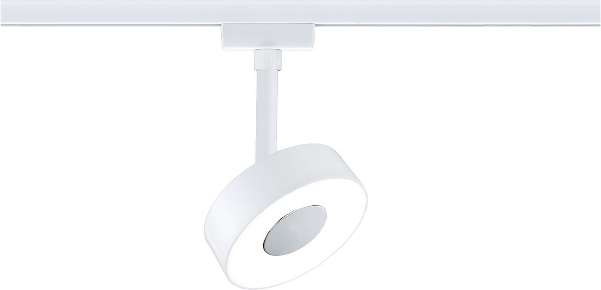 Paulmann URail Schienenspot 3-Step-Dim Circle  220lm 5W 4000K dimmbar 230V Signalweiß 95704