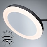 thumbnail of Paulmann Miroir cosmétique LED Masua  IP44  White Switch 55lm 230V 4W  Noir mat 71149