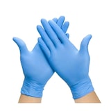 thumbnail of MONOUSO - Guanti in Nitrile Senza Polvere Blu Taglia M AQL 1.5 (100 Pezzi)