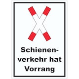 thumbnail of Aufkleber Vorrang Schienenverkehr A0 (841x1189mm)