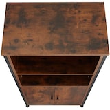 thumbnail of tectake Estante para livros DONCASTER 60x38x125 cm  Madeira Industrial Escura, Rústica