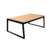 thumbnail of Tarrington House Conjunto de exterior Ateo, 4 piezas, aluminio / madera de teca, 2 sillas, 1 sofá de 3 plazas, 1 mesa de centro, multicolor