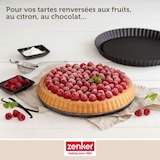 thumbnail of Moule à tarte renversée 30 cm Zenker Black Metallic