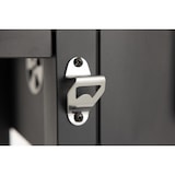 thumbnail of Tarrington House Houtskoolbarbecue Memphis XL, staal, 153 x 71 x 136 cm, met opklapbare zijtafels, deksel met thermometer, 2 wielen, zwart