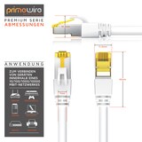 thumbnail of Primewire LAN-Kabel CAT.7, RJ-45 (Ethernet), Gigabit Ethernet S/FTP Netzwerkkabel, 10000 Mbit/s, Patchkabel - 0,25m