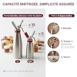 thumbnail of GOBEL - Sifón profesional GOBEL NF - Acero inoxidable - 0,5 L - GL337