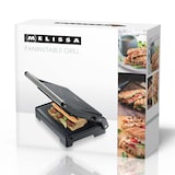 thumbnail of Melissa 16240111 - Panini Maker und Kontaktgrill mit Antihaftbeschichtung und Überhitzungsschutz - Schwarz