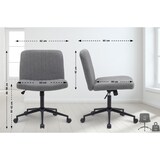 thumbnail of Chaise de bureau Kingman Gris foncé/Tissu
