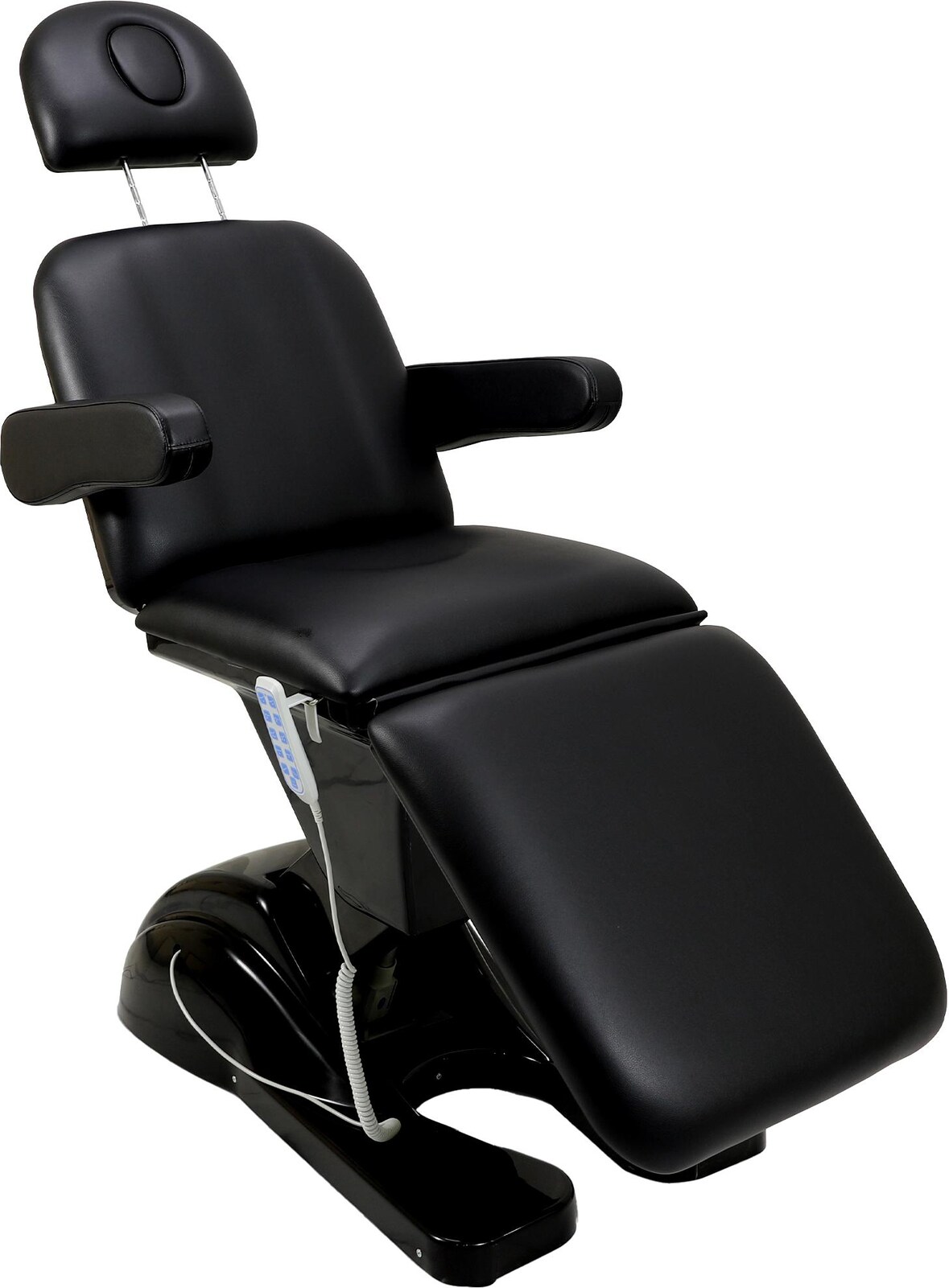 Kosmetikliege SPEYER Elektrisch 66x205x80cm, Kunstleder, Schwarz Massageliege Tattooliege