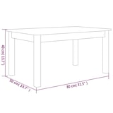 thumbnail of vidaXL Couchtisch 80x50x40 cm Massivholz Kiefer