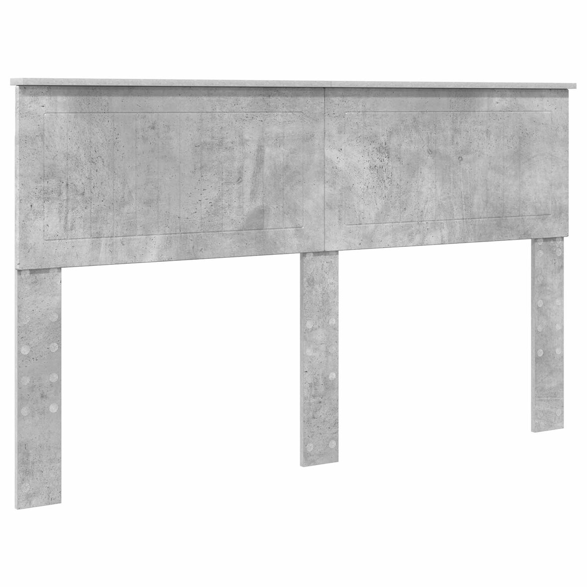 vidaXL Kopfteil Beton Grau 150 cm Holzwerkstoff