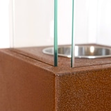 thumbnail of Bioethanol-Gartenkamin, Biokamin für den Außenbereich, Capri 70 Rust