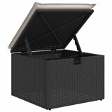 thumbnail of vidaXL Garten-Sofa-Set 5 pcs Schwarz 233 x 117 x 85 cm Poly Rattan