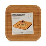 thumbnail of San Ignacio KINVARA - Middelgroot vierkant bamboe snackplankje 25x25cm