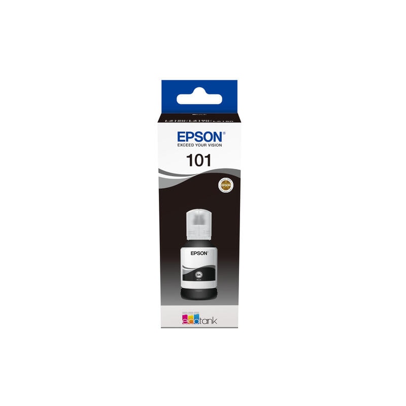 Epson 101 127 Ml Ultra High Capacity Negro Original Depsito De Tinta Para Ecotank Its L4150, L4160, L6160, L6170, L6190