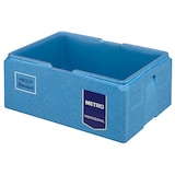 thumbnail of METRO Professional Thermobox Euronorm, EPP, 65 L, Toplader, mit Kühlakku-Deckel und Kunststoffeinlage, blau