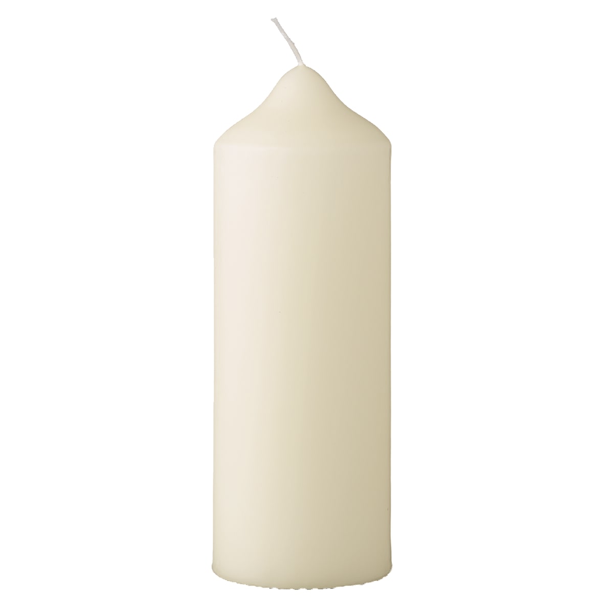 METRO Professional Candele a colonna, paraffina, 6,8 x 20 cm, circa 75 ore, avorio, 6 pezzi