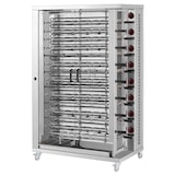 thumbnail of Elektrischer hähnchengrill 15 schwerter = 75/90 hühner - 1100x610x1800 mm - 33600 W 400/3V - 53753009 Eurast