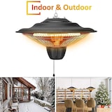 thumbnail of Stufa alogena elettrica da soffitto 1500 W Raggio di Sole Ufo Niklas
